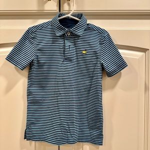 3T Boys masters golf polo shirt, dry fit material. EUC.